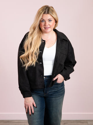 *NEW* Roadhouse Button Front Jacket | Black