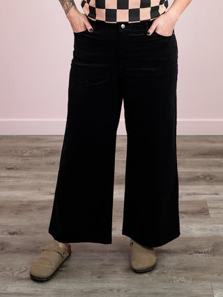 *NEW* DEX | Lennon Wide Leg Corduroy Pant | Black