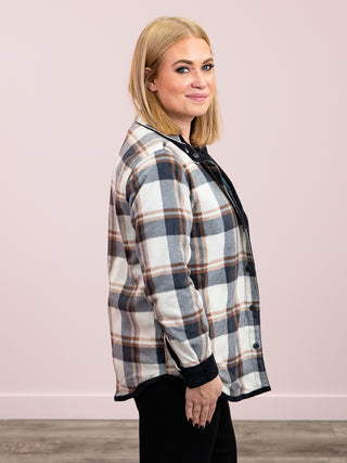 Switchback Reversible Corduroy Jacket | Black