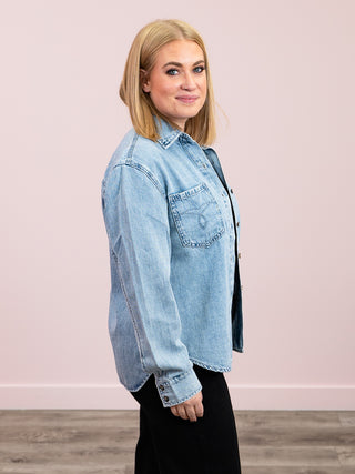 *NEW* Judy Blue | Western Denim Shirt | Silas