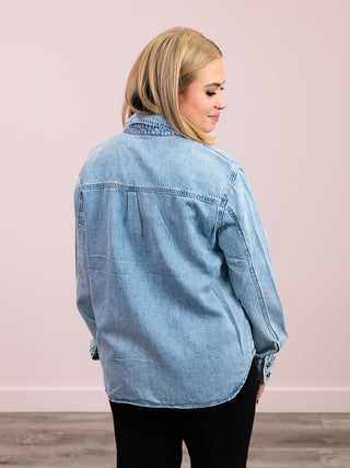*NEW* Judy Blue | Western Denim Shirt | Silas