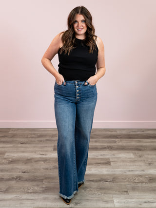 Malea Knit Tank | Black