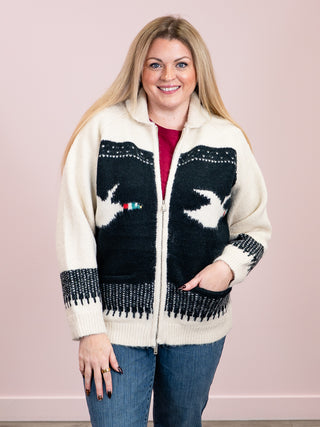 *NEW* RD Style | Taji Raglan Shawl Cardigan | Navy