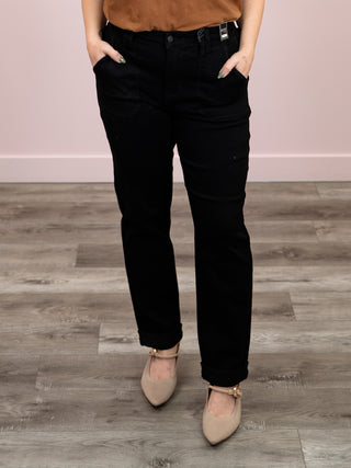*NEW* Judy Blue | High Rise AURORA Weekender | Jet Black