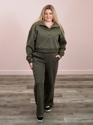 *NEW* RD Style | Pandora Fleece Pant | Army Green