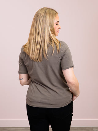 *NEW* Classic Boxy Tee | Truffle