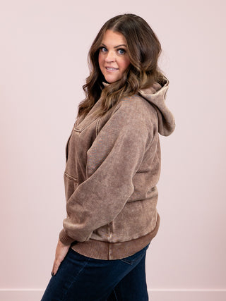 Larissa Oversized Hoodie | Brown