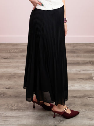 *NEW* DEX | Calyx Pleated Skirt | Black