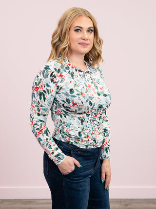 *NEW* Blair Long Sleeve Top | Winter Berry