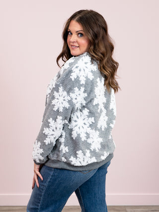 *NEW* Snowflake Lane Sweater | Grey