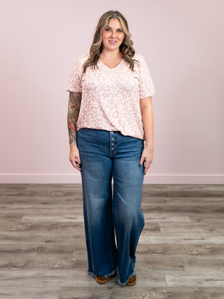 *NEW* Sarah Tee | Pink Leopard