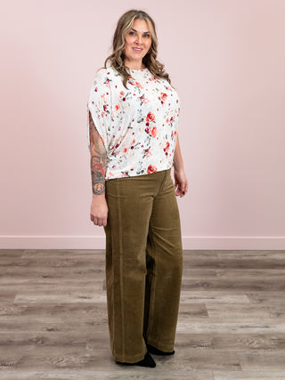 *NEW* Darcy Dolman Top | Pink Bloom