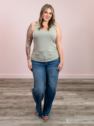 *1PM DEAL* Poppy Tank | Olive & Camo