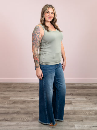 *1PM DEAL* Poppy Tank | Olive & Camo