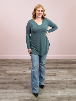 *DOOR CRASHERS* Jenny Long Sleeve Top | Ash Jade