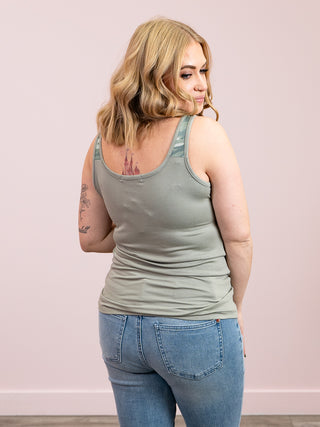 *1PM DEAL* Poppy Tank | Olive & Camo