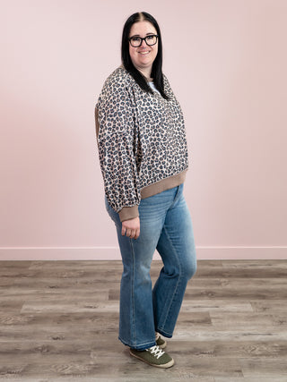 *NEW* Meant To Be Pullover | Taupe Leopard