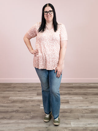 *NEW* Sarah Tee | Pink Leopard