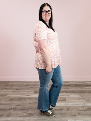 *NEW* Sarah Tee | Pink Leopard