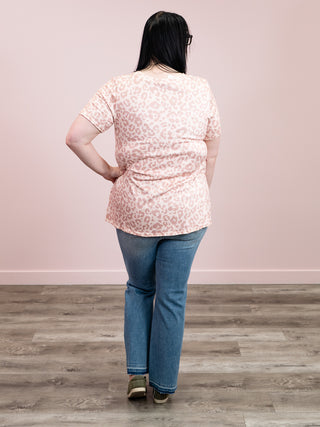 *NEW* Sarah Tee | Pink Leopard