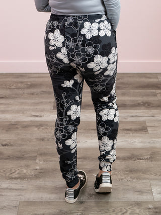 *DOOR CRASHERS* Lux Joggers | Hyper Hibiscus