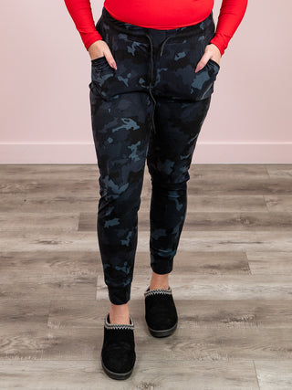 *DOOR CRASHERS* Lux Joggers | Black Camo