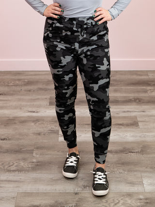 *DOOR CRASHERS* Lux Joggers | Camo | Grey