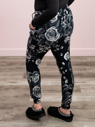 *DOOR CRASHERS* Lux Joggers | Roses