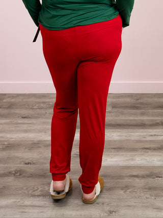 *DOOR CRASHERS* Lux Joggers | Red