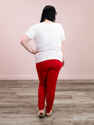 *12PM DEAL* Franklin V-Neck Tee | White