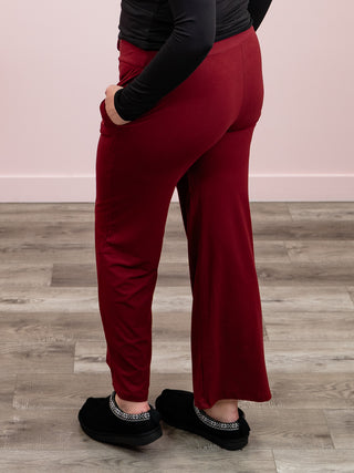 *2PM DEAL* Lexy Lounge Pant | Burgundy