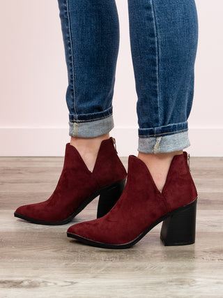 *6PM DEAL* Scarlett Ankle Bootie | Burgundy