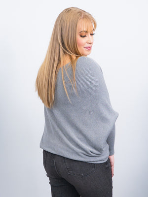 Urban Dolman Sweater | Heather Grey