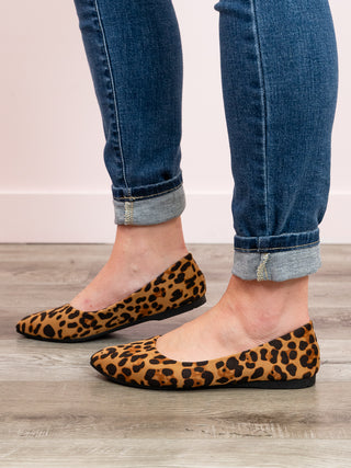 *6PM DEAL* Arrow Flats | Pointy Toe | Leopard