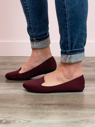*10AM DEAL* Felix Flats | Burgundy