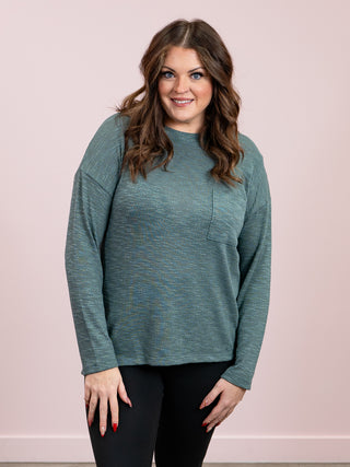 *9AM DEAL* Alicia Slub Long Sleeve | Ash Jade