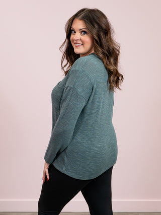 *9AM DEAL* Alicia Slub Long Sleeve | Ash Jade