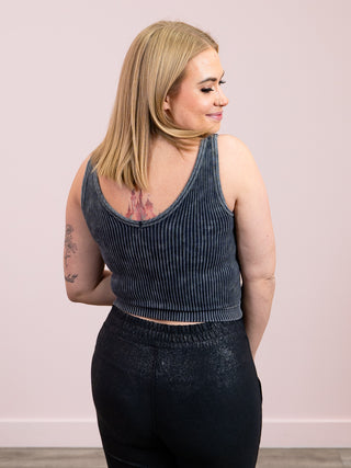 *CYBER MONDAY* Robin Reversible Brami Tank | Ash Black