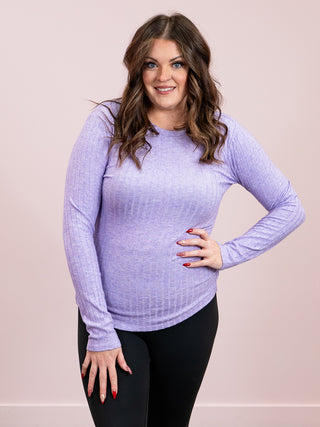 *CYBER MONDAY* Lucy Long Sleeve Top | Lavender