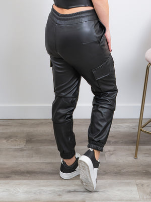 RD Style | Blair Vegan Leather Pant | Black