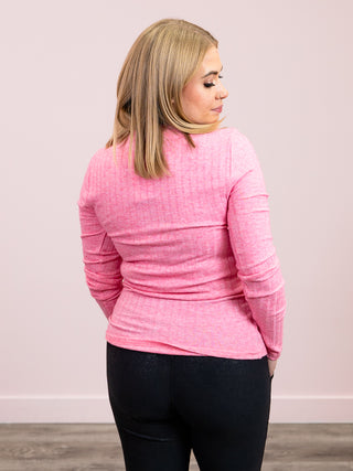 *CYBER MONDAY* Lucy Long Sleeve Top | Fuchsia
