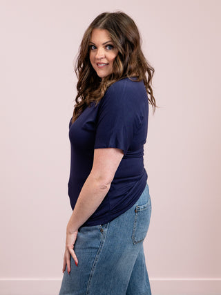 *NEW* Chloe Cozy Tee | Navy