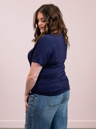 *NEW* Chloe Cozy Tee | Navy