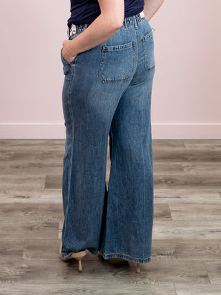 *NEW* Judy Blue | High Rise Rigid Elastic Waist | Dark Wash | Axton