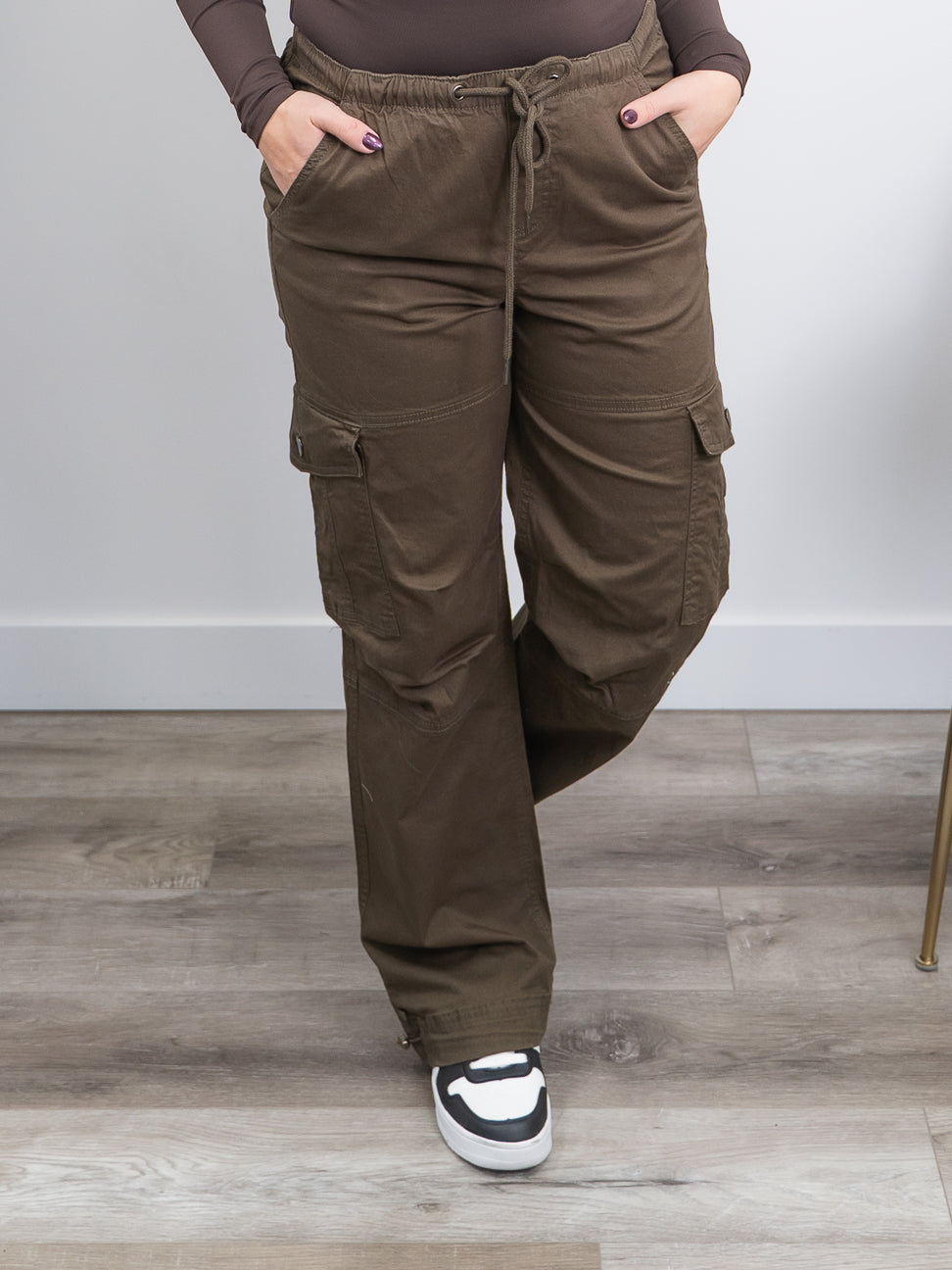 *FINAL SALE* RD Style | Jia Cargo Pant | Army Green
