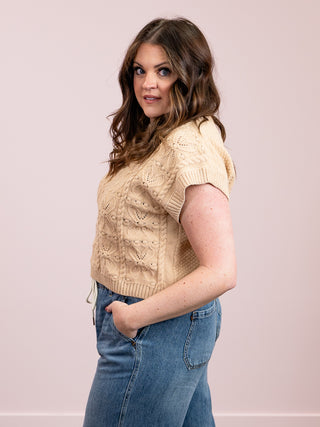 *NEW* Leilani Knit Top | Beige