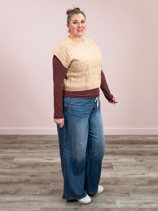 *NEW* Leilani Knit Top | Beige