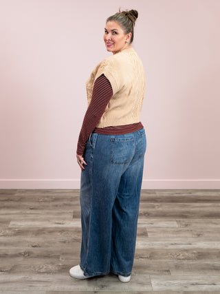 *NEW* Leilani Knit Top | Beige