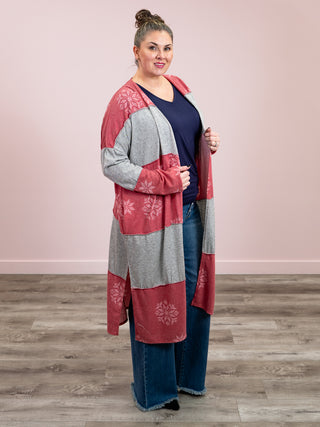 *NEW* Kalli Snowflake Cardigan | Red