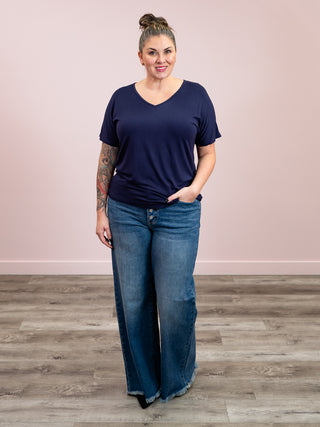 *NEW* Chloe Cozy Tee | Navy
